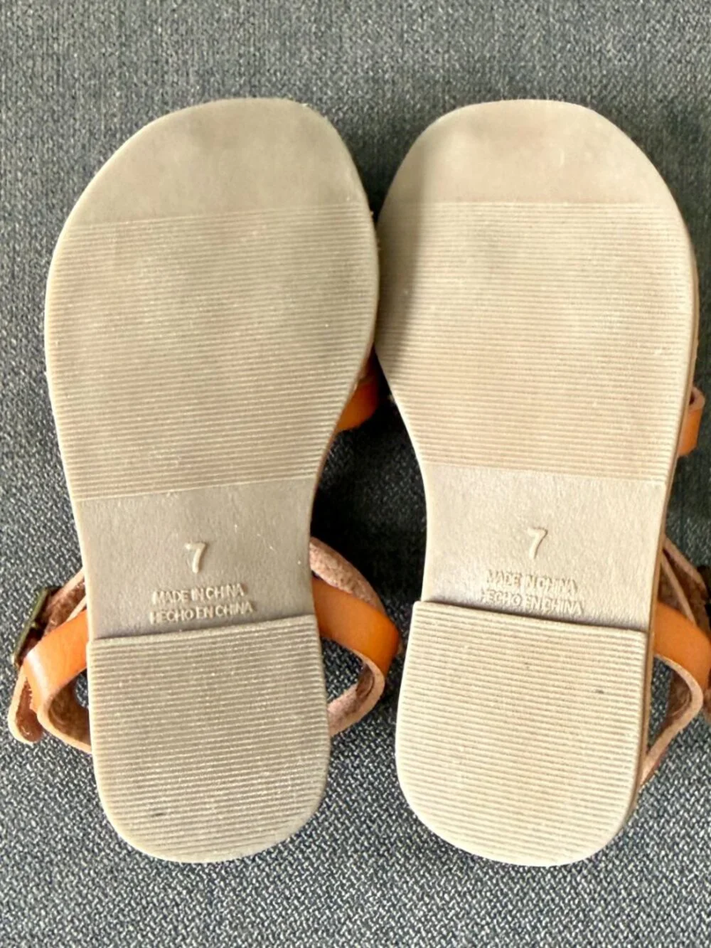 Old Navy Brown Fisherman Sandals Toddler Size 7